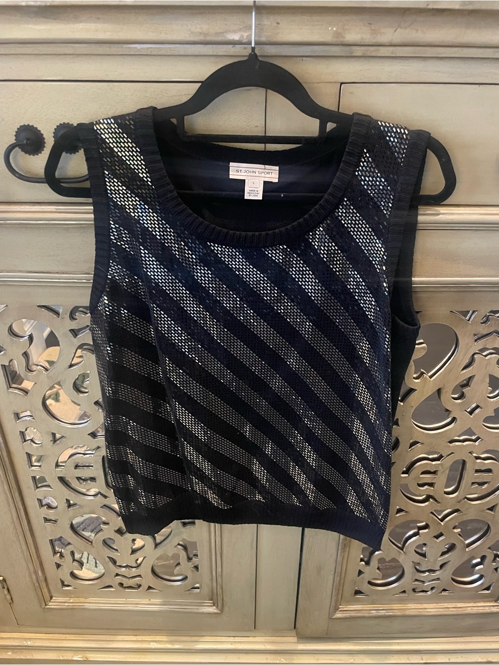 St John Sport Sleeveless Knit Top
